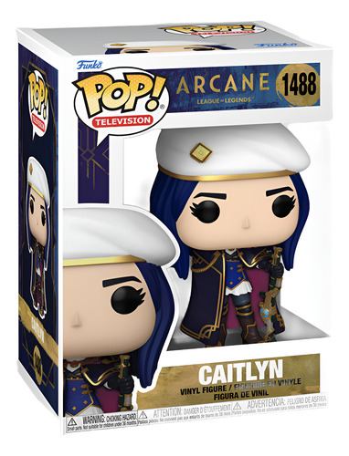 Funko Pop Caitlyn #1488 Kiramman League Of Legends Arcane (Usado)