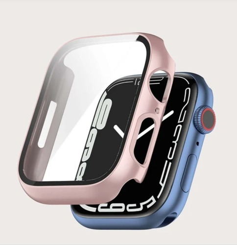 Protector Carcasa Para Apple Watch T500 Con Vidrio Templado