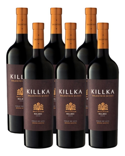 Vino Killka Tinto Malbec 750ml X6