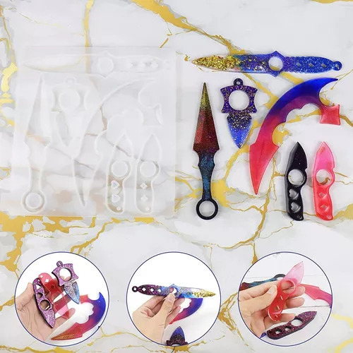 Chaveiro De Defesa De Moldes De Silicone Ninja Naruto Molde