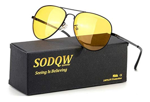 Sodqw Aviator Visión Nocturna Conducción