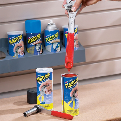 Imagen 5 de 10 de Pintura Para Sumergir Herramientas Plasti Dip 500 Ml Negro