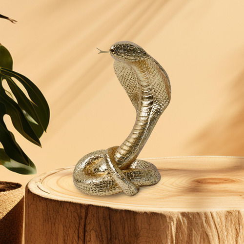 Estatua De Serpiente Escultura Animal Colección Estilo A