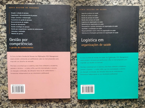 Fgv Gestão Empresarial Coleção 4 Livros: Cenários Econômicos E Tendências, Economia Aplicada: Empresas E Negócios, Gestão Por Competências E Gestão Do Conhecimento & Logística Em Organizações De Saúde (Usado)
