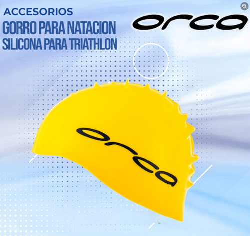 Gorra Silicona Orca Para Natación Y Triatlón