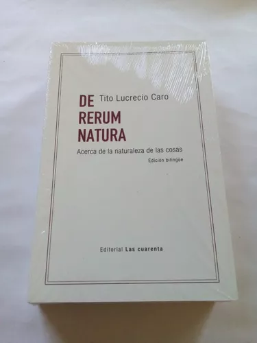 De Rerum Natura - Lucrecio - Las Cuarenta 2021