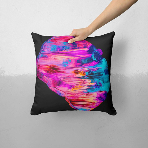 Liquid Abstract Paint V68  Funda Almohada Cojin Para Sofa O