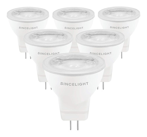 Bombilla Led Mr11 Con Base Gu4, 3 W, 12 V, 6 Unidades, Equiv