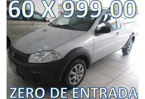 Fiat Strada 1.4 Hard Working Flex Ano 2019 Zero De Entrada