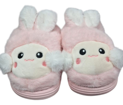 Pantufla Niño/a Peluche Calentita Invierno Kawaii N°28 Al 31