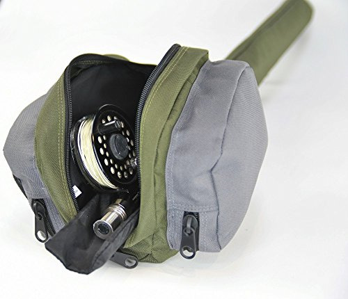 Bw Deporte Cr Serie Dual Fly Rod Carrete Case For 9 Ft 2