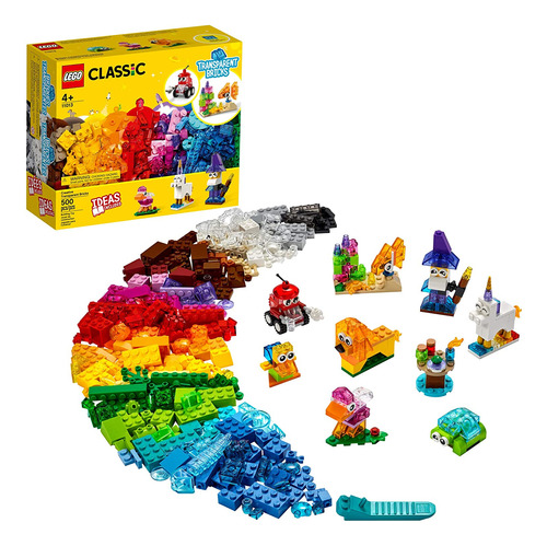 Kit De Construcción Lego Classic Creative Transparent Bricks