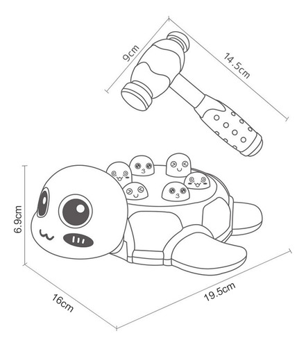 Cartoon Whack Game Toy Activities Juego De Arcade Para