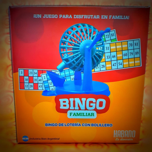 Bingo Loteria Familiar Bolillero Habano 1003 Tiendajyh