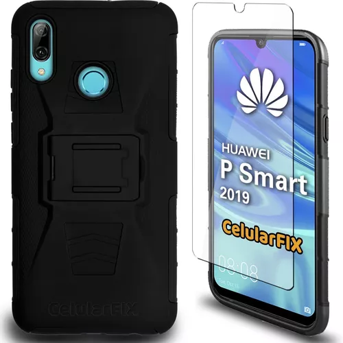 Funda Protector Huawei P Smart 2019 Uso Rudo + Mica Cristal Gratis