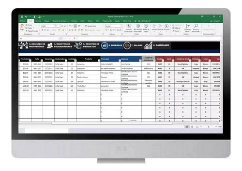 Plantilla Para Control Gestion De Inventarios Automatica