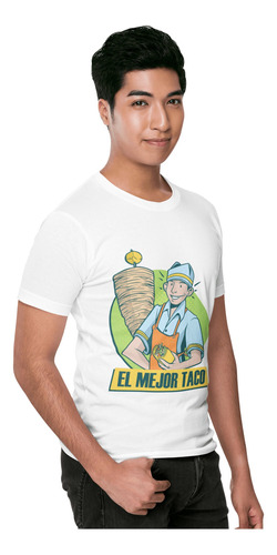 Playera Ecologica De Taquero Chido El Mejor Taco Para Hombre