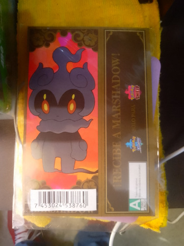 Pokémon Sword Shield Tarjeta De Colección Código Marshadow (Usado)