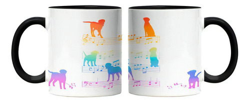 Kit Copo Viagem E Caneca Gato Musical Arco Iris Cat Lover