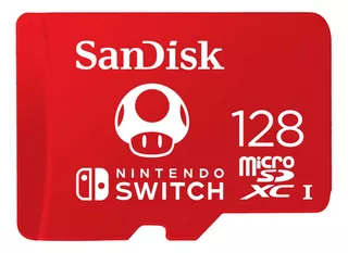 Sandisk - Microsdxc - Nintendo Switch - 128gb - Rojo