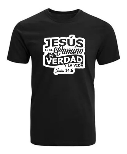 Poleras Jesús Camino Verdad, Grandes Xxl, Xxxl, Xxxxl, Xxxxx