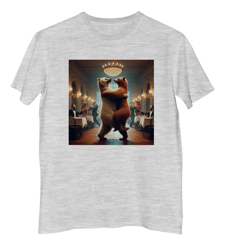 Remera Niño Osos Elegantes Bailando Tango