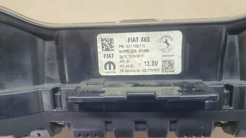 Kit Módulo Injeção Fiat Cronos 1.8 16v 18/19 Iaw10gfhw004 (Usado)