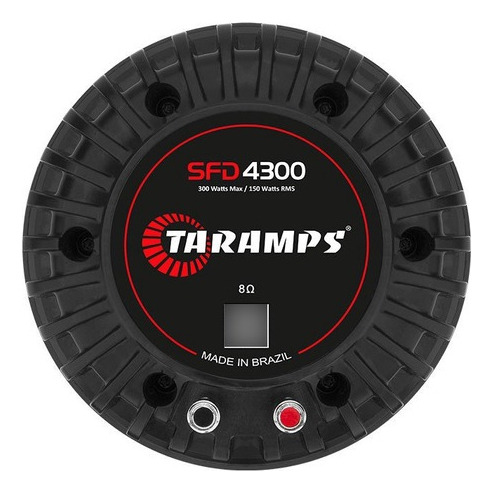 Driver Fenólico Taramps 7driver Sfd4300 150w Rms 8ohms Preto