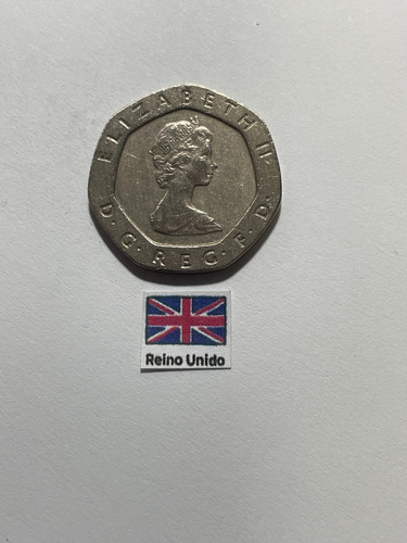 Moeda 20 Pence 1982, In 142 Inglaterra (Usado)