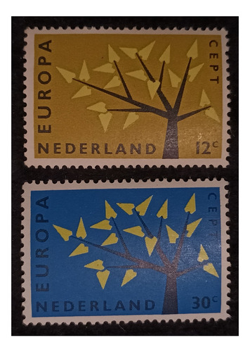 Holanda Tema Europa 1962 Nv. C/g Yv. 758/59