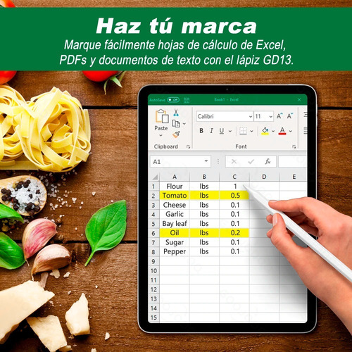 Imagen 10 de 10 de Lapiz Pencil Inalambrico Para iPad Decima Generacion M1 M2