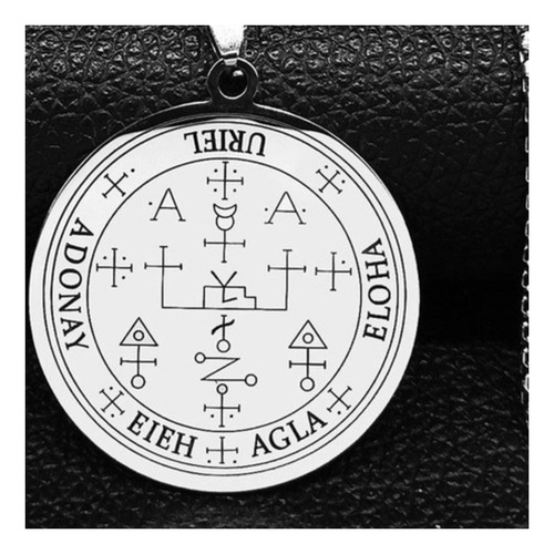 L Colar Com Pingente De Sigilo Do Selo Do Arcanjo Uriel,