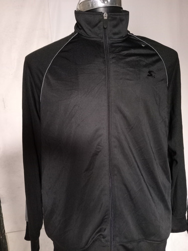 Chamarra Deportiva Starter Extra Grande Slim Negra (Usado)