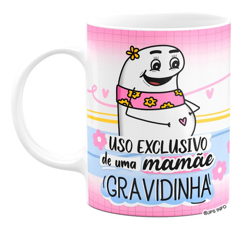 Caneca Flork Mães -uso Exclusivo De Mamãe Gravidinha