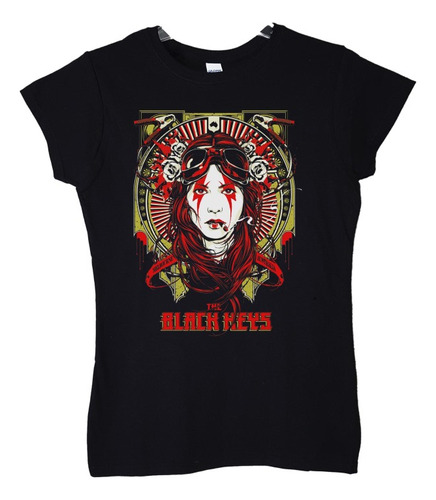 Polera Mujer The Black Keys Melbourne Rock Abominatron