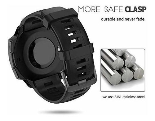 2 Mallas De Silicona Garmin Instinct 2/ Solar/ Tactical _i