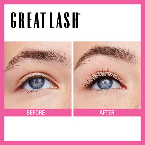 Pincel Curvo Rímel Maybelline New York Great Lash 25 Ml X2