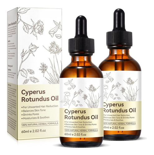 Aceite Cyperus Rotundus Para Depilación Y Reducción Del Crec