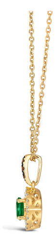 Colar Com Pingente De Halo Oval Oval Le Vian De Diamante De
