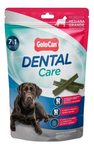 Bocadito Golocan Snack Dental Care Perros Mordida Med/grande