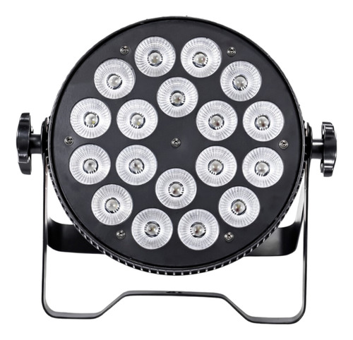 12 Canhão 18 Leds Rgbwa Uv 6in1 Dj + Mesa Dmx C/cabos 10m