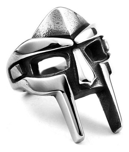 Máscara Doom 2 Anillos Style Gladiator Ring Of Metal Plat