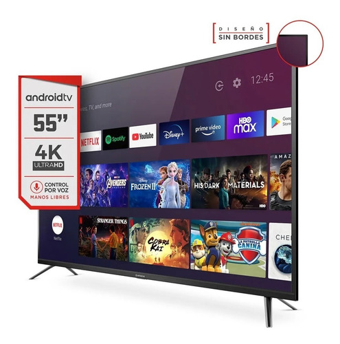 Imagen 3 de 3 de Smart Tv 55 Hitachi 4k Uhd Android Tv Techcel Nuevo Gtia