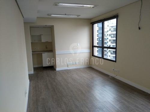 Imagem 9 de 10 de Sala Comercial De 31m², Vão Livre Com Ar Condicionado, Copa, 2 Banheiros, 1 Vaga - Jardim Paulista - Cf63029