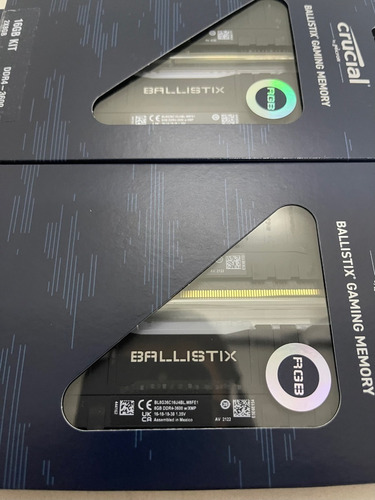 Memória Crucial Ballistix Rgb Ddr4 3600mhz Cl16 2x8gb 16gb