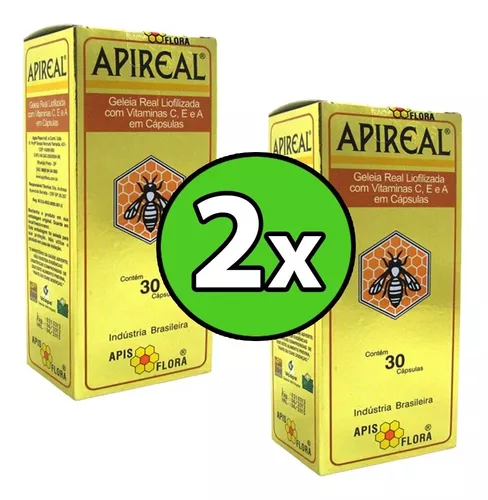 Kit Imunidade 2 Apis Flora - APIREAL Geleia Real Liofilizada em