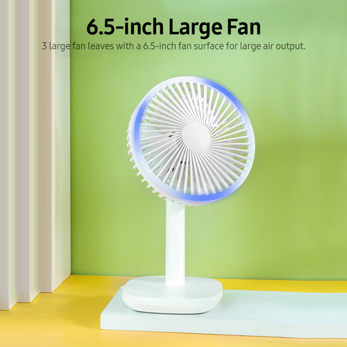 Pj Soporte De Ventilador F6 Para Escritorio, Sacudiendo Y