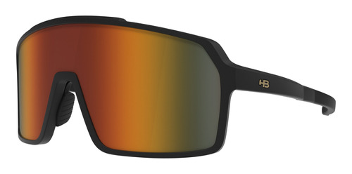 Óculos Solar Hb Grinder Matte Black Orange Chrome