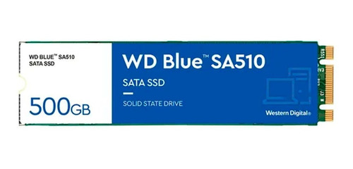 Unidad Estado Solido Ssd Wd Blue Sa510 500gb Sata M.2 2280