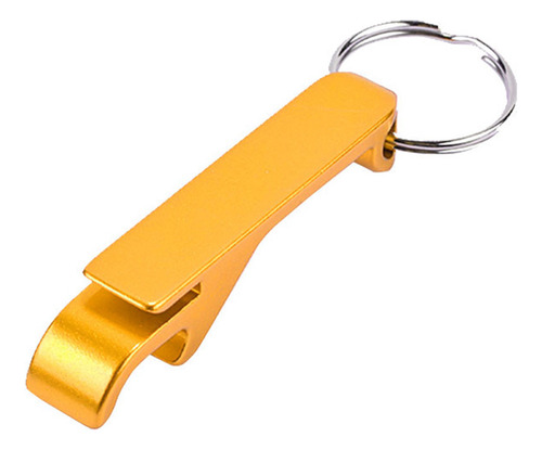 Zh Abridor De Botellas Con Forma De Llavero Dorado Con